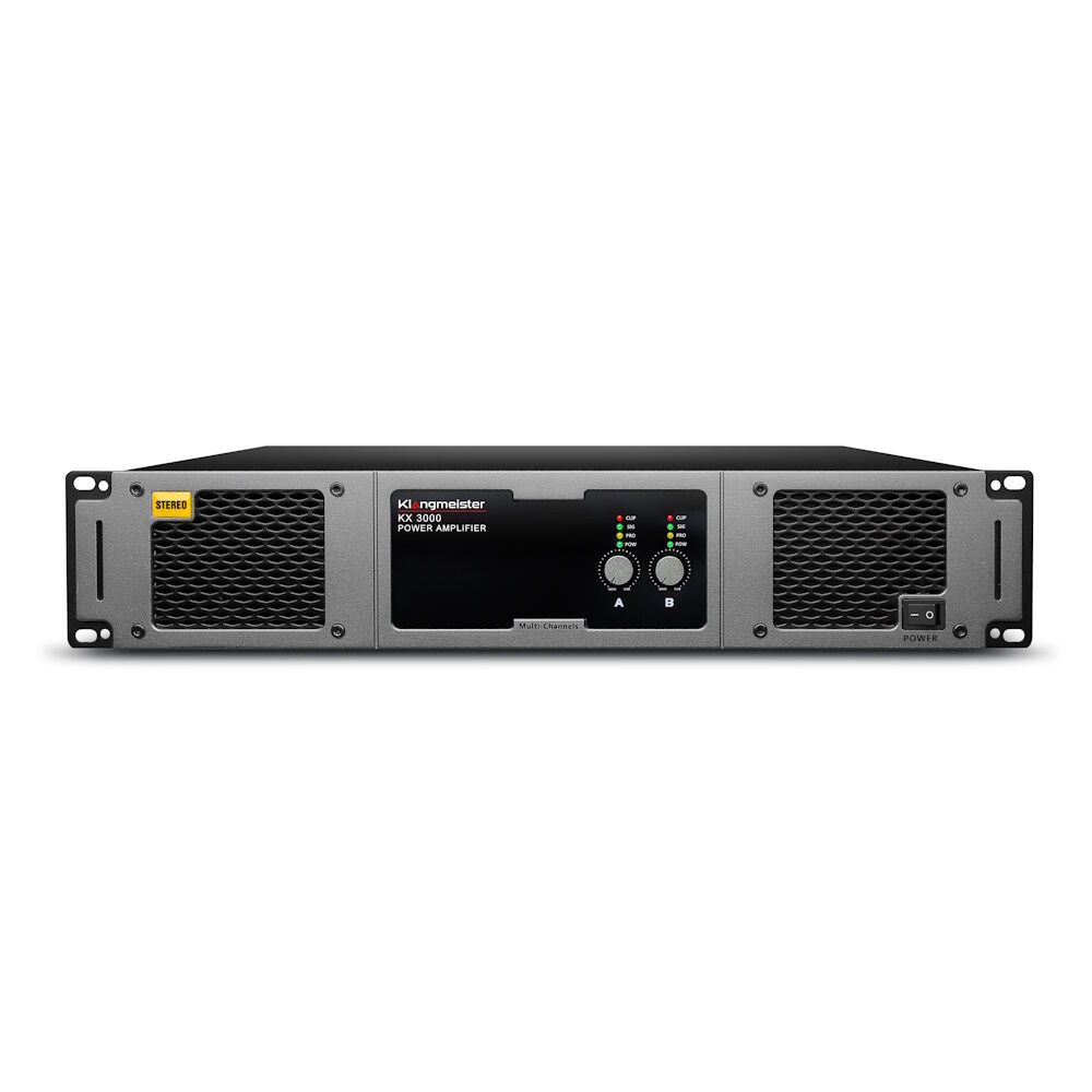 KX3000 2x500W-4Ω/2x350W-8Ω Power Amfi