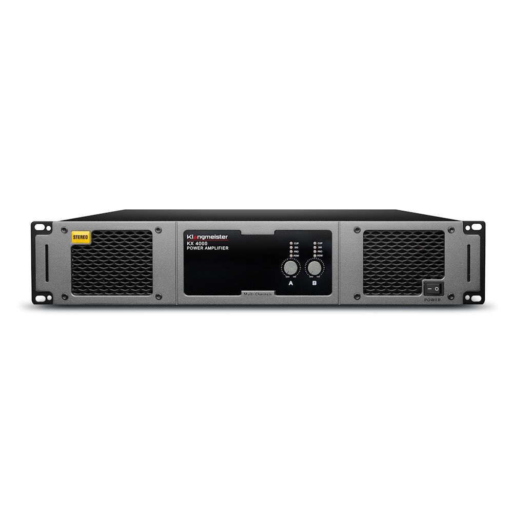 KX4000 2x600W-4Ω/2x400W-8Ω Power Amfi