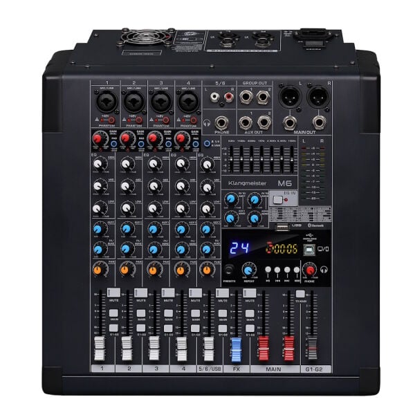PM-6FX 6 Kanal Max. 2x450W-4ꭥ Power Mikser