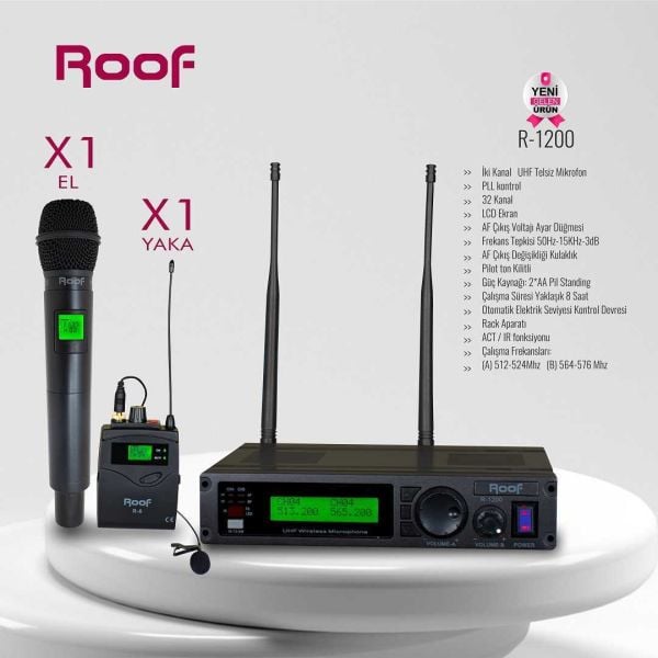 R 1200 EY Telsiz Mikrofon