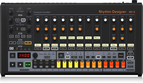 RHYTHM DESIGNER RD8 Anolog Davul Makinesi