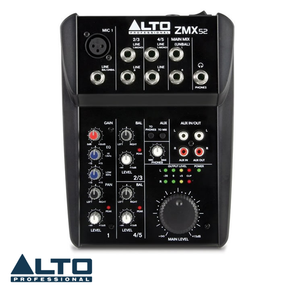 ZMX52 5 Kanal Anolog Mixer