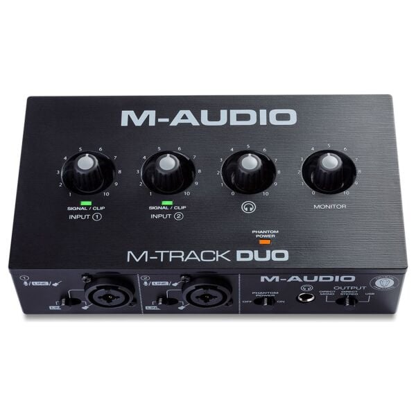 M-Track Duo 2 Kanal USB Ses Kartı (2 Combo Giriş, Crystal Preamp)