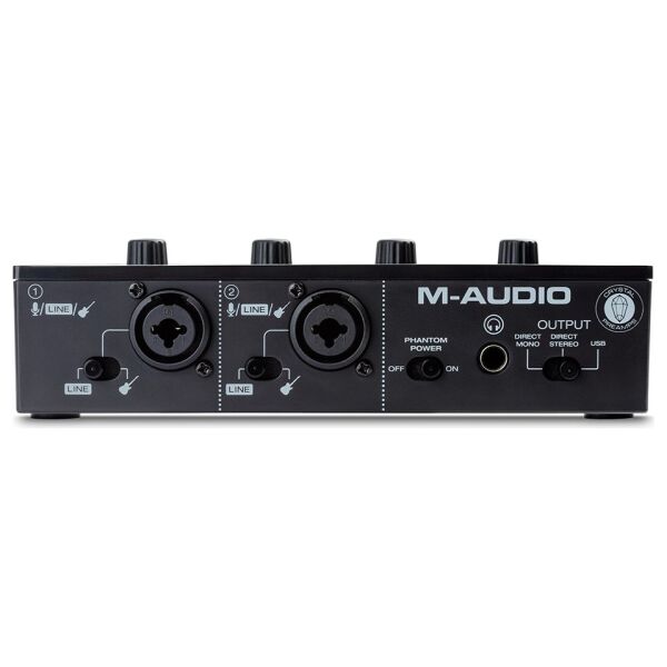 M-Track Duo 2 Kanal USB Ses Kartı (2 Combo Giriş, Crystal Preamp)