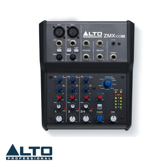 ZMX100FX 4 Kanal Anolog Mixer
