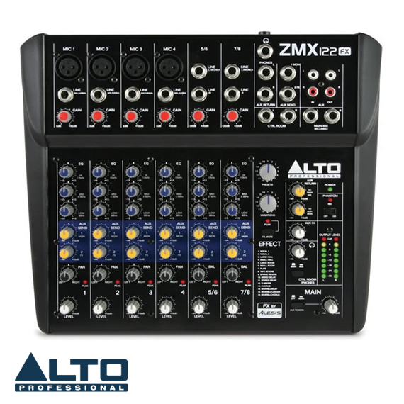 ZMX122FX 12 Kanal Anolog Mixer