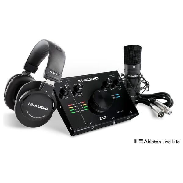 AIR 192|4 Vocal Studio Pro Kayıt Paketi (Ses Kartı + Nova Black Mikrofon + HDH40 Kulaklık)