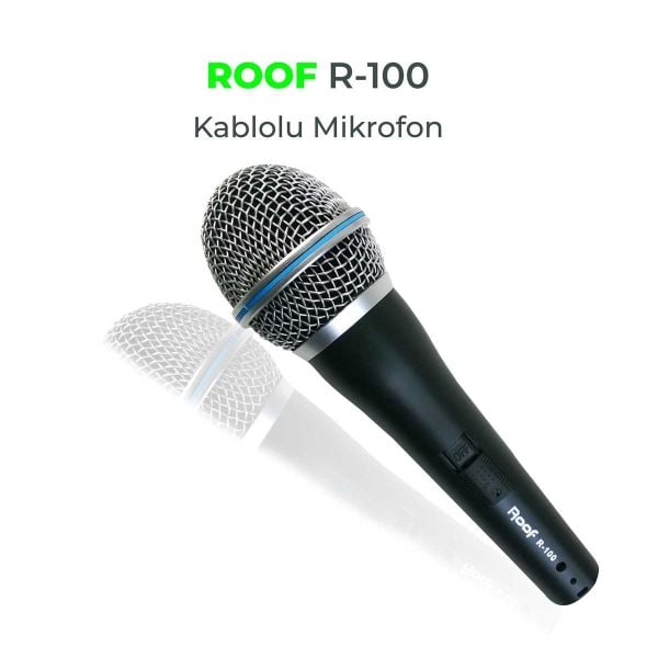 R 100 Kablolu Dinamik Mikrofon