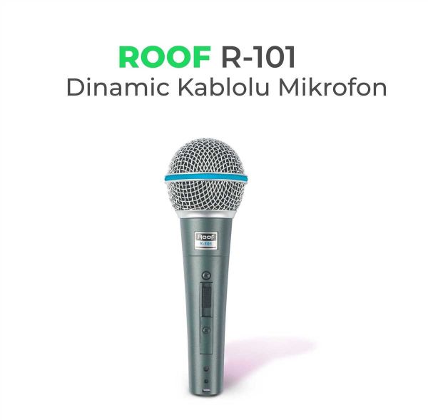 R 101 Kablolu Dinamik Mikrofon
