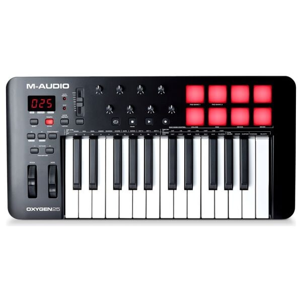 Oxygen 25 MKV 25 Tuş USB MIDI Klavye (Smart Controls, Auto-Mapping)
