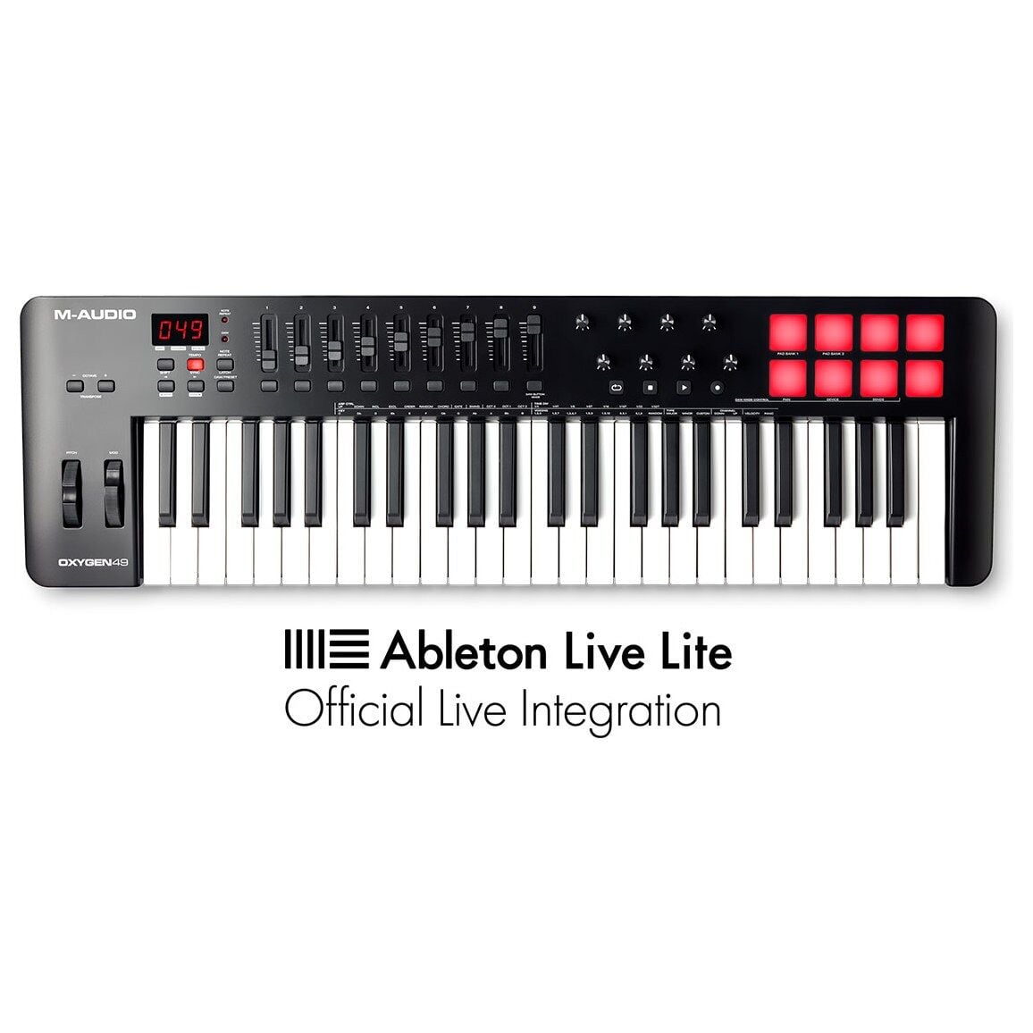 Oxygen 49 MKV 49 Tuş USB MIDI Klavye (Smart Controls, Auto-Mapping)