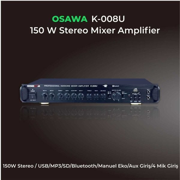 K 008 U 150 Watt Stereo Amfi