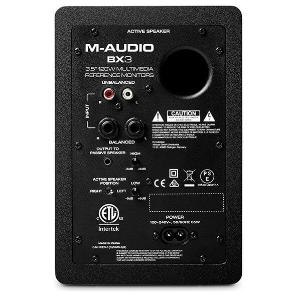 BX3 3.5'' 120 W Aktif Multimedya Referans Monitörü (Çift)