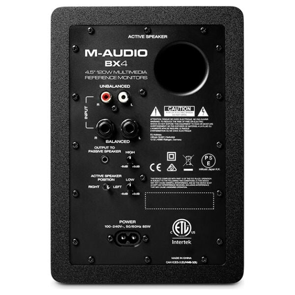 BX4 4.5'' 120 W Aktif Multimedya Referans Monitörü (Çift)
