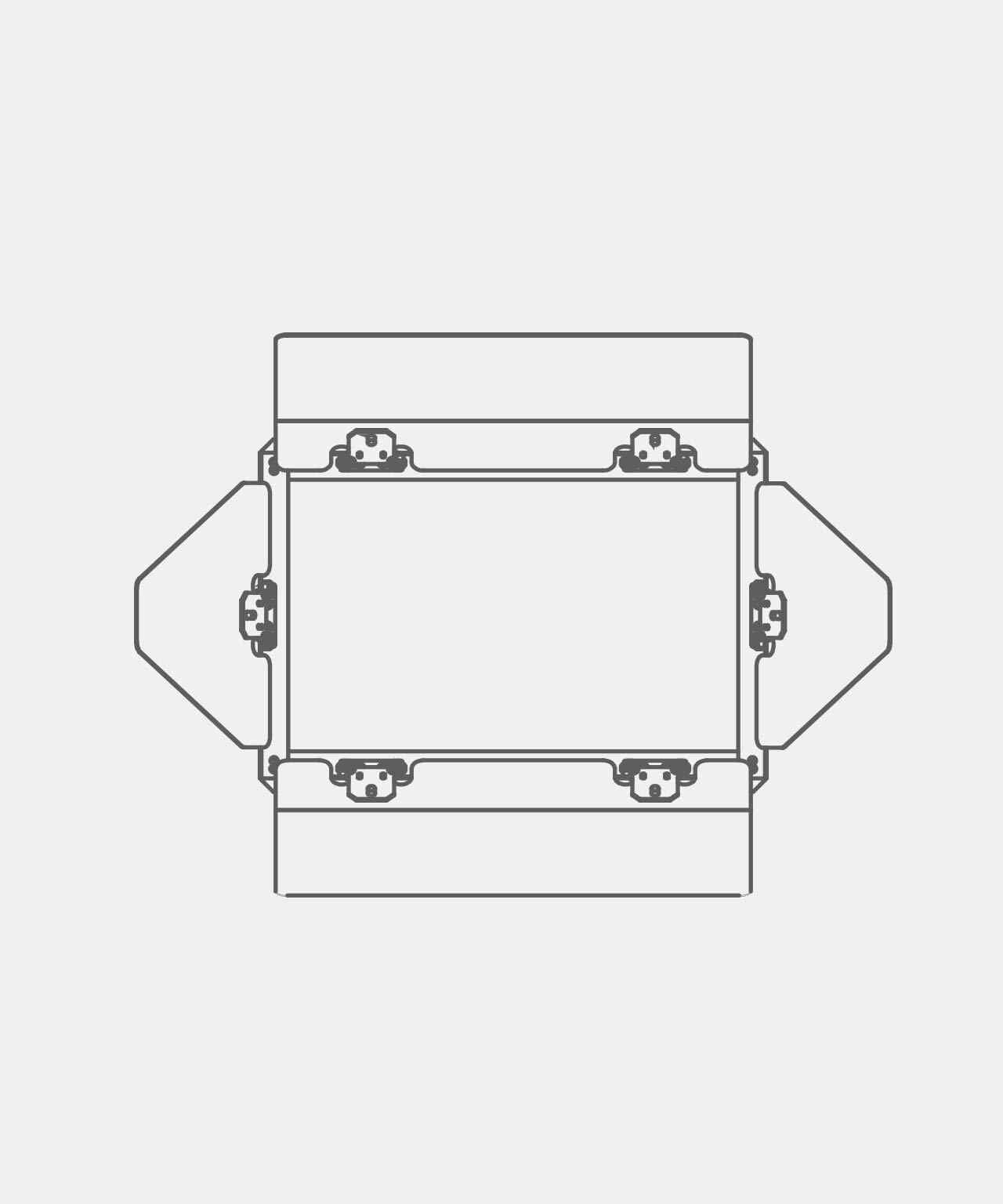 X40206 SS836 Soft Light İçin Barndoor