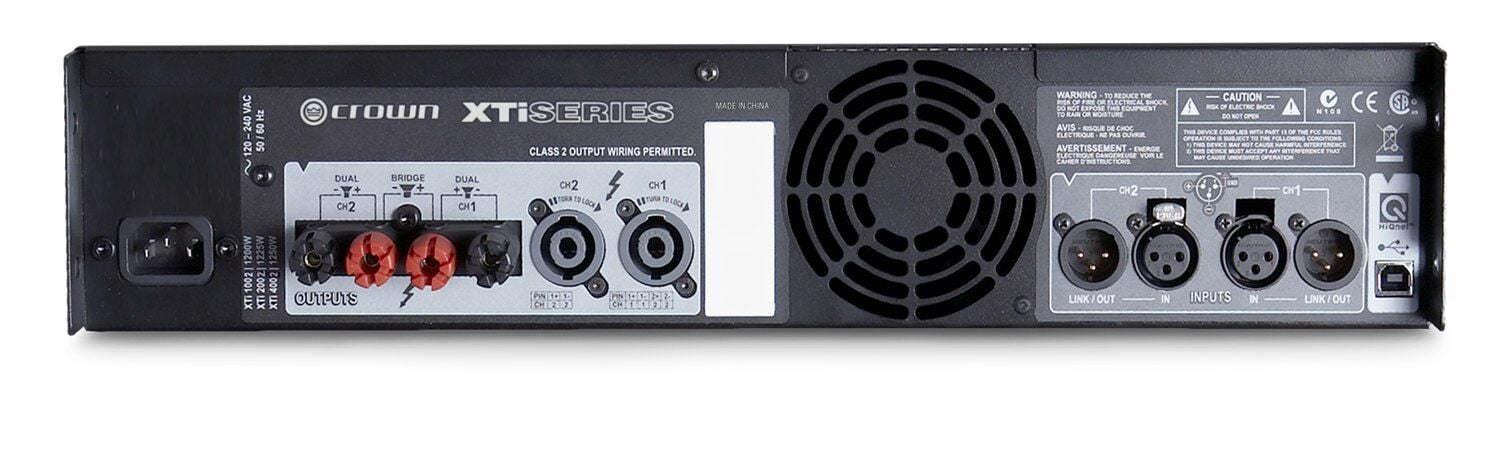 XTi 1002 2x500 Watt DSP Power Amfi