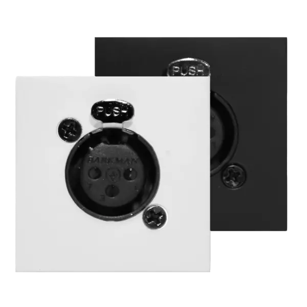CP45XLFS XLR Dişi Lehimsiz Bağlantı Plakası 45x45 mm