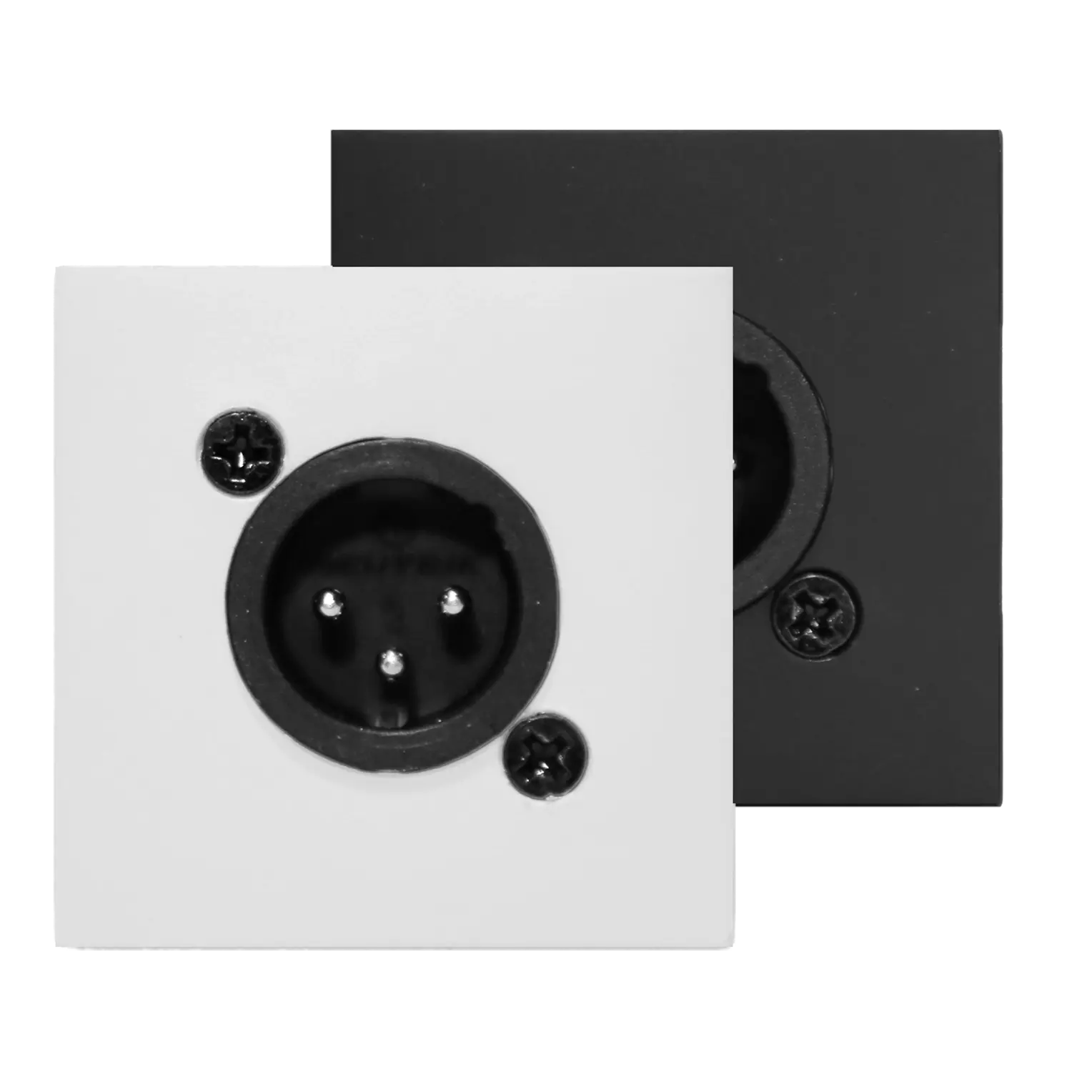 CP45XLMS XLR Erkek Lehimsiz Bağlantı Plakası 45x45 mm