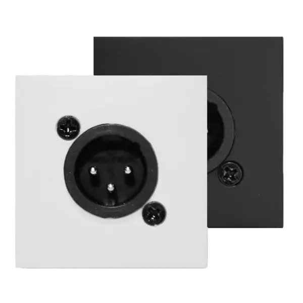 CP45XLMS XLR Erkek Lehimsiz Bağlantı Plakası 45x45 mm
