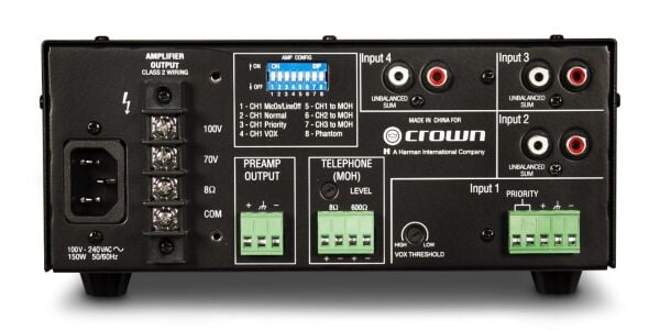 160MA 60 Watt 4 Girişli Mikser Amfi