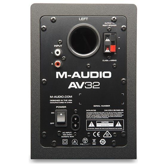 AV32 3'' 10 W Kompakt Aktif Masaüstü Hoparlör (Çift)