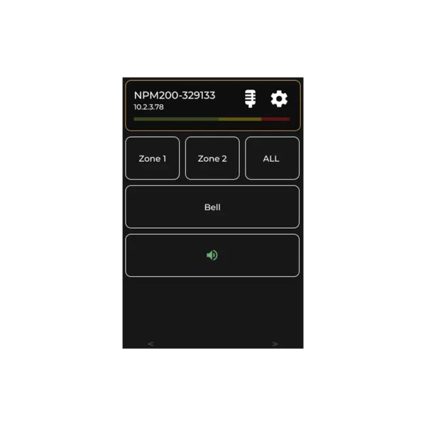 NPM200 Dante/AES67 Ağ Anons Konsolu