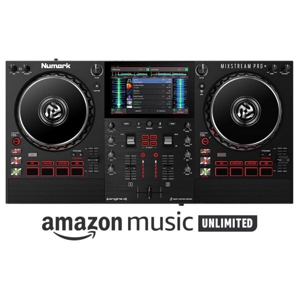Mixstream Pro + Standalone Streaming DJ Kontrol Cihazı (Wi-Fi, Amazon Music, Apple Music)