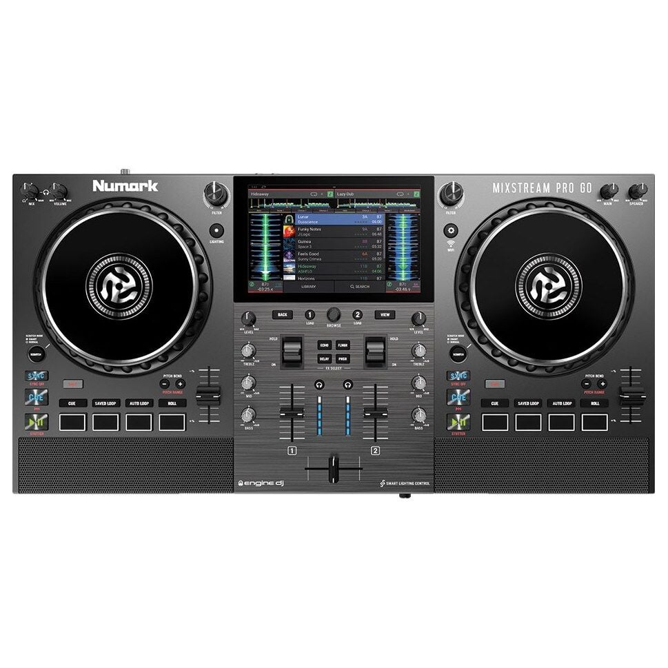 Mixstream Pro Go Bataryalı Standalone Streaming DJ Kontrol Cihazı (Wi-Fi, Dahili Hoparlör)
