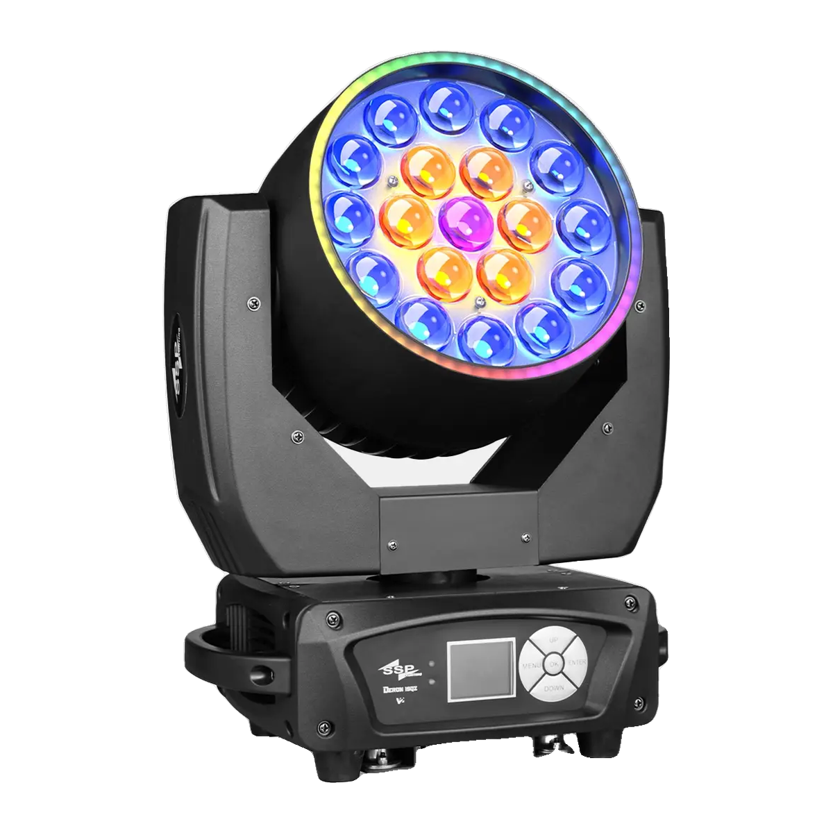 RAIZER 19QZ v2 19x15 Watt RGBW 4in1 LED Zoom Wash Moving Head Robot