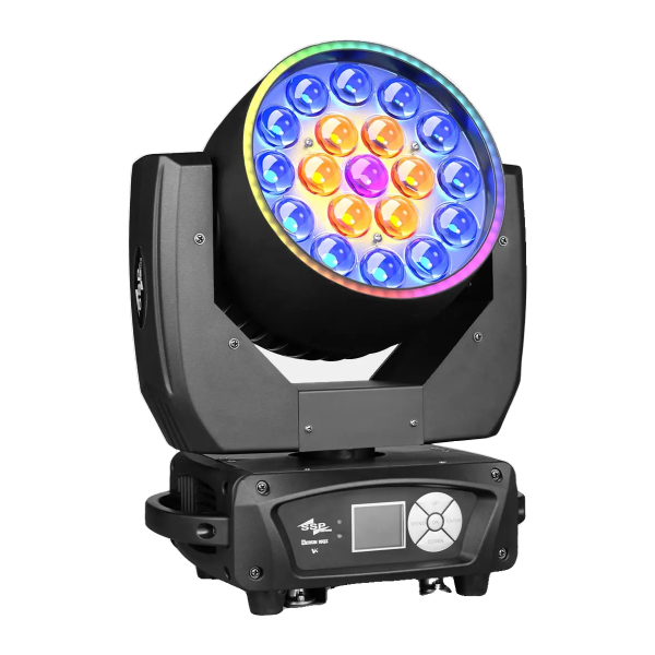 RAIZER 19QZ v2 19x15 Watt RGBW 4in1 LED Zoom Wash Moving Head Robot