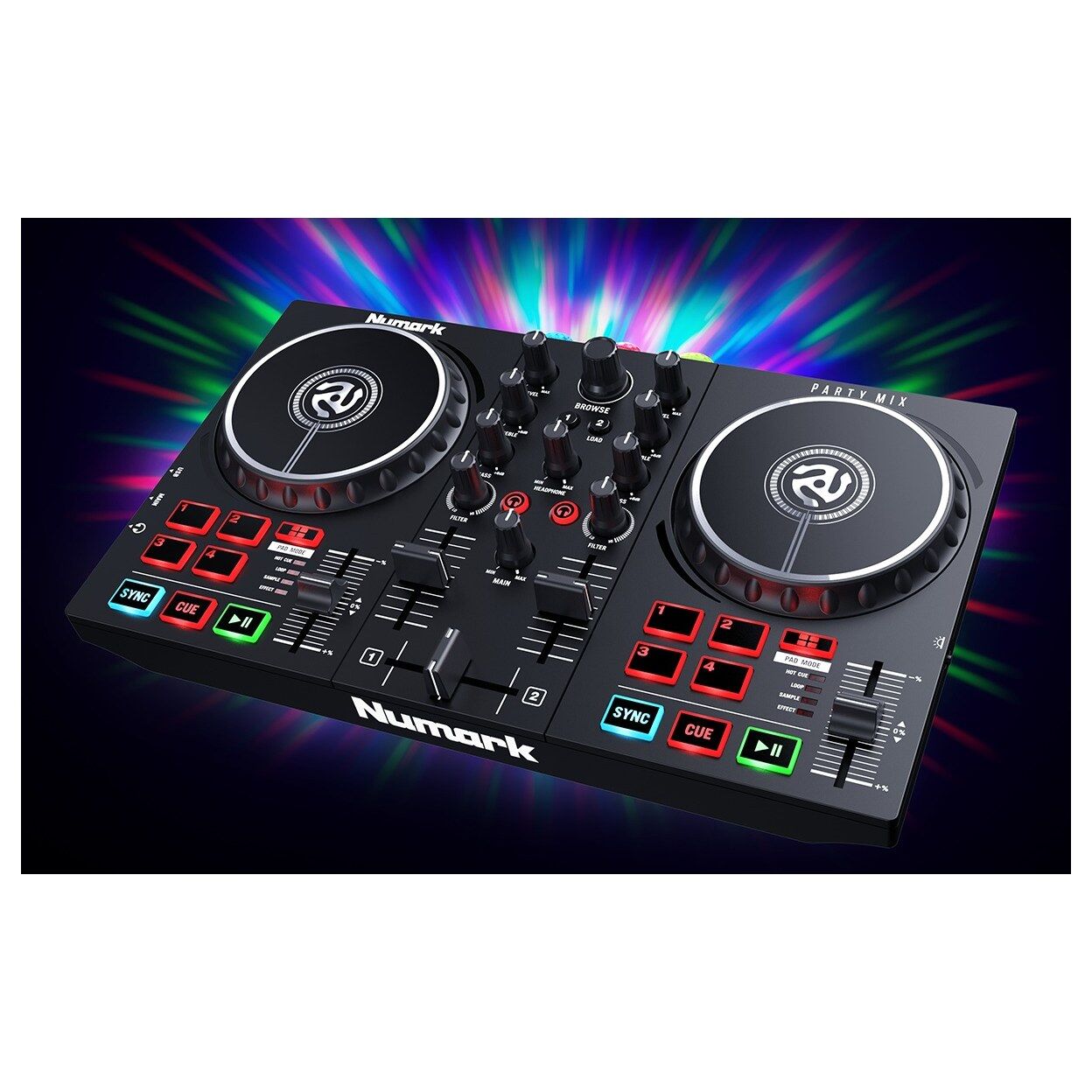 Party Mix II Dahili Işık Şovlu DJ Kontrol Cihazı