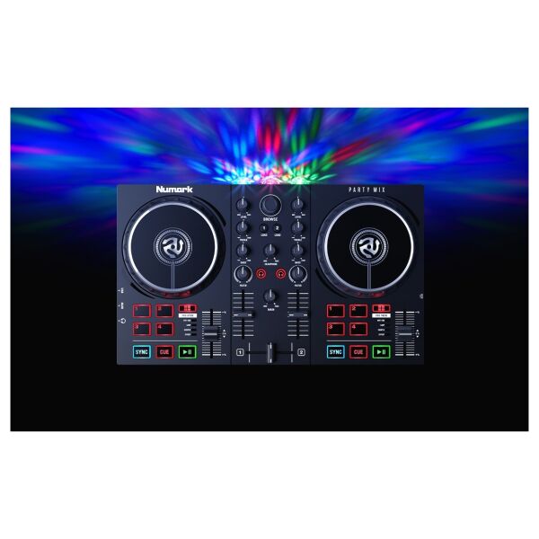 Party Mix II Dahili Işık Şovlu DJ Kontrol Cihazı