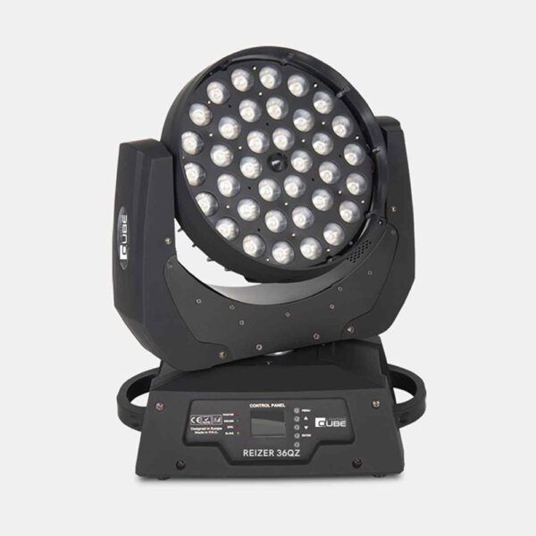 RAIZER 36QZ 36x12 Watt RGBW 4in1 LED Zoom Wash Moving Head Robot