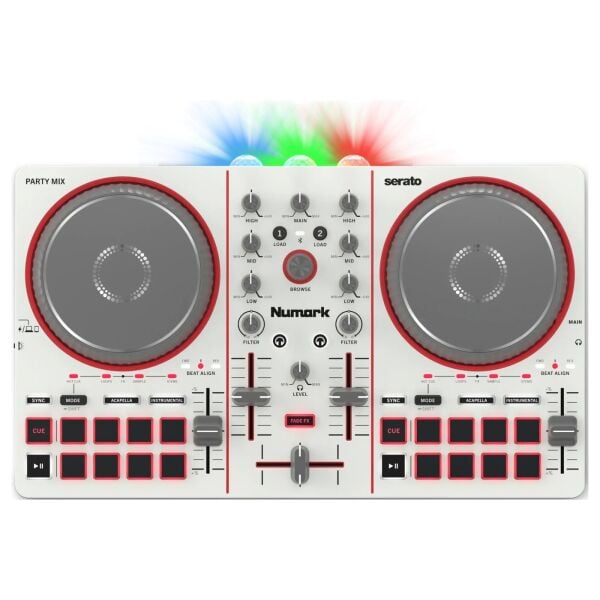 Party Mix III Stems Kontrollü Bluetooth DJ Kontrol Cihazı (Işık Şovlu)