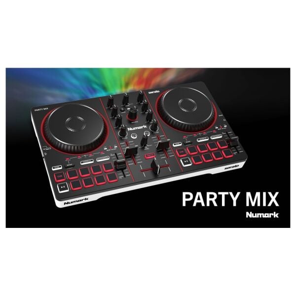 Party Mix III Stems Kontrollü Bluetooth DJ Kontrol Cihazı (Işık Şovlu)
