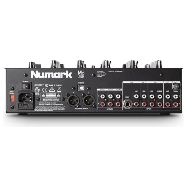 M6 USB 4 Kanal USB DJ Mikseri