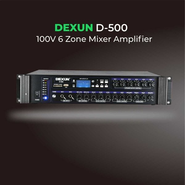 D 500 100V 6 Bölgeli Amfi