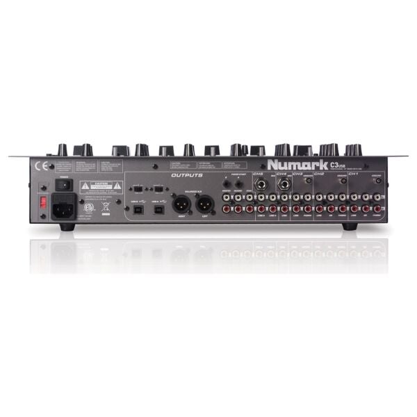 C3USB 5 Kanal USB Giriş/Çıkışlı Rack DJ Mikseri