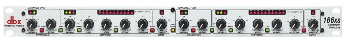 166xs Çift Kanal Kompresör / Limiter / Gate