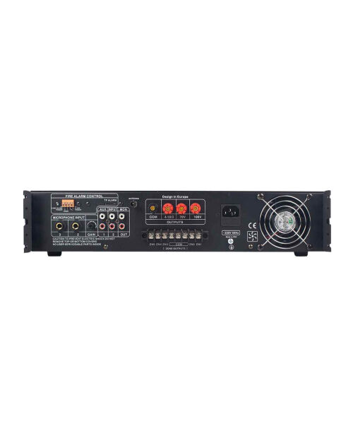 PAM 250 250 Watt 5 Bölgeli 100V Anons Amfisi USB Bluetooth FM
