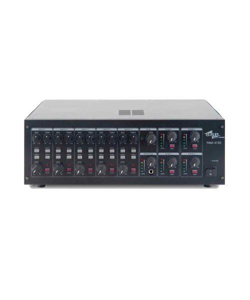 PAM 4150 4x150 Watt 4 Bölgeli 100V Anons Amfisi