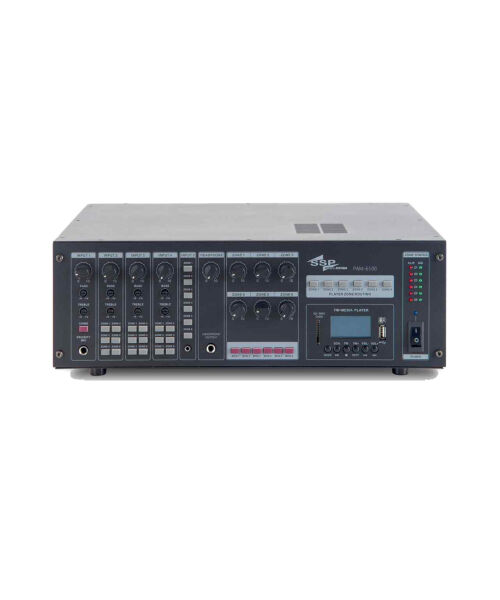 PAM 6100 6x100 Watt 6 Bölgeli 100V BGM Matris Amfi