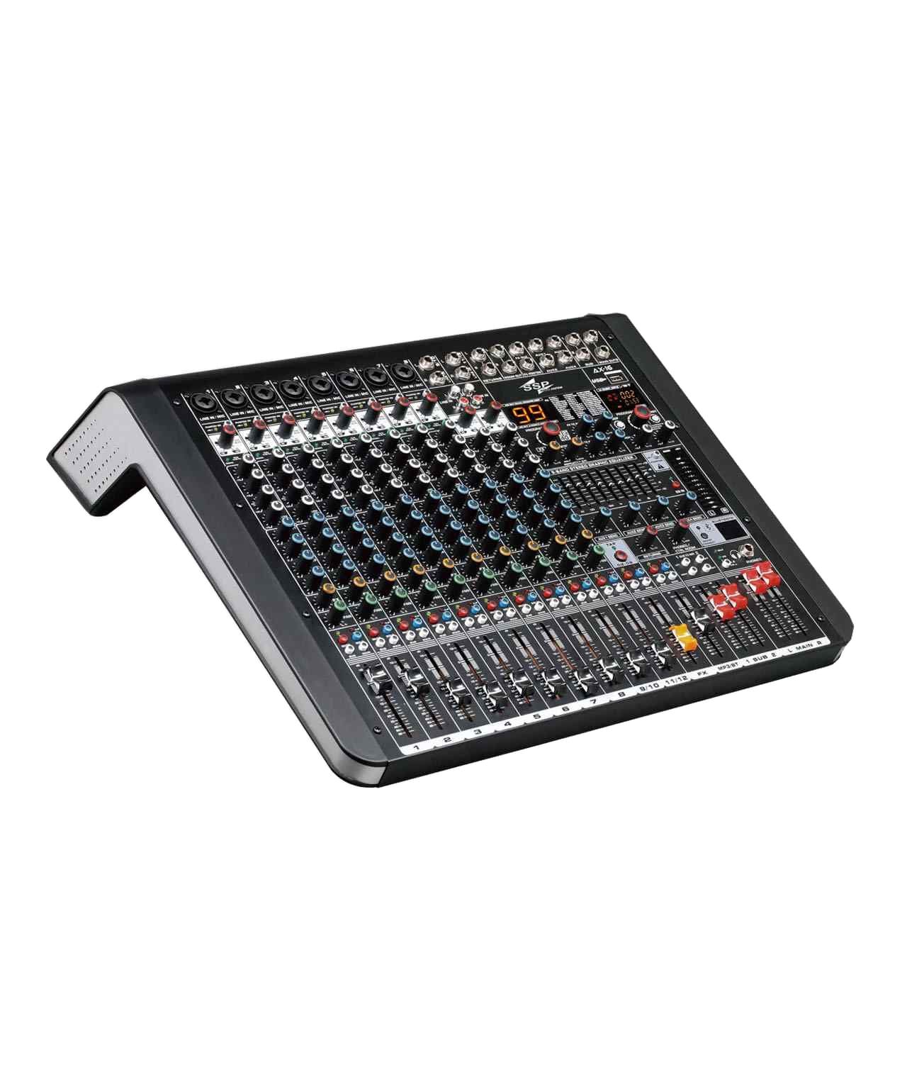 AX 16 16 Kanal Analog Mikser Bluetooth USB 99 DSP Efekt