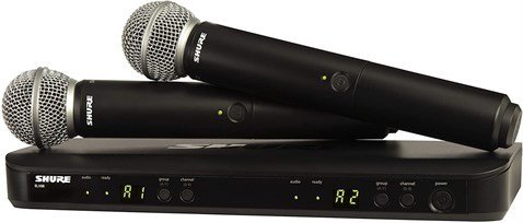 BLX288E/SM58 Çift El Telsiz Mikrofon