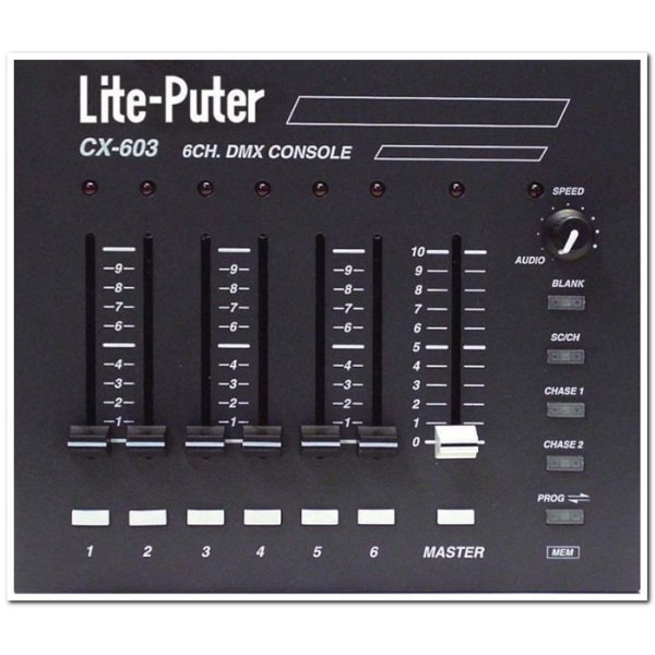 CX-604 6 Kanal DMX Işık Mixeri