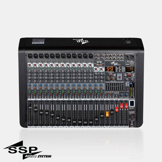 FX16L 16 Kanal Anolog Mikser