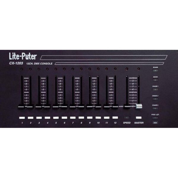 CX-1204 12 Kanal DMX Işık Mixeri