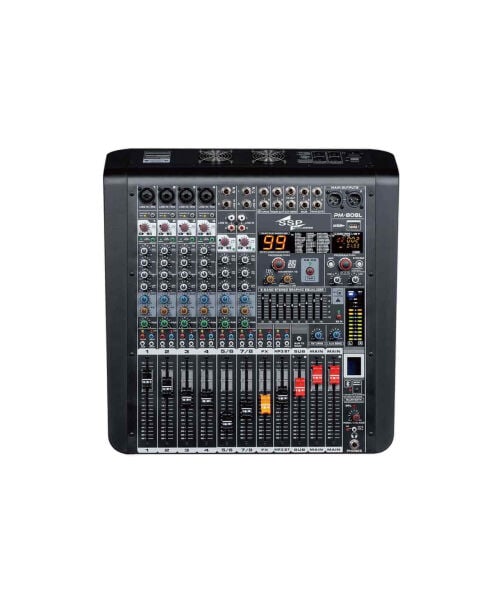 PM 808L 8 Kanal Power Mikser 2x650 Watt