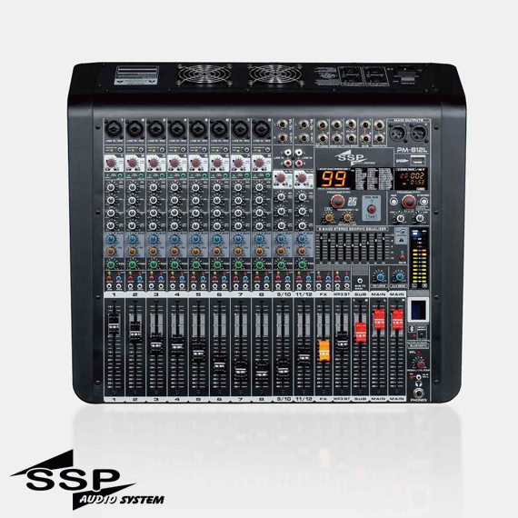 PM812L 2x650 Watt Power Mikser