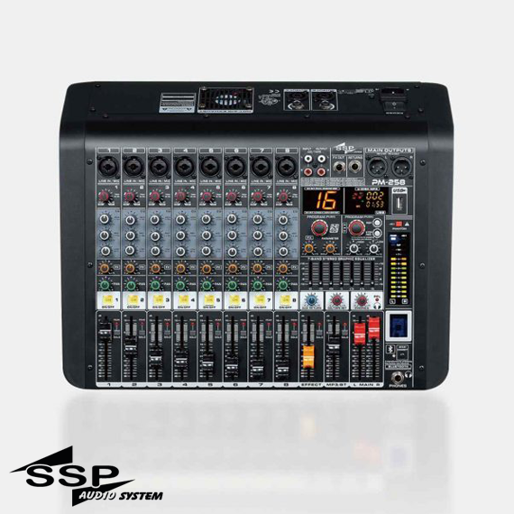 PM258 2x170 Watt Power Mikser